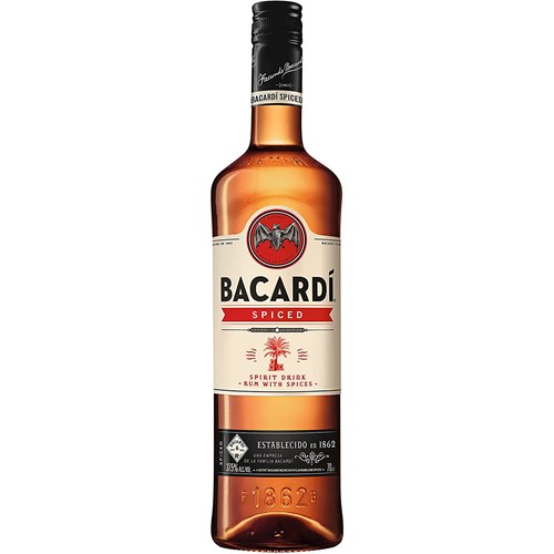 Bacardi Spiced Rum 70cl - Bold, Smooth, and Perfect for Mixing - Shop Today